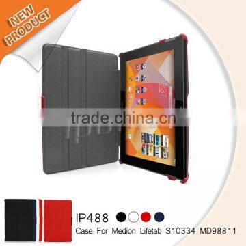 For Medion Lifetab S10334, Heat Setting Leather Tablet Case for Medion Lifetab MD98811 photo-2