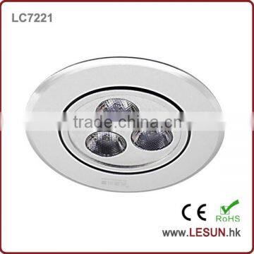 HOT SALE High Power 3*3W Mini Led Recessed Ceiling Cabinet Light