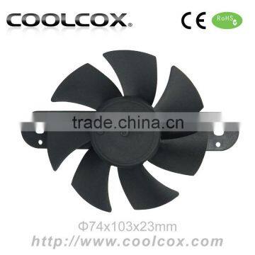 CoolCox 80x80x25mm frameless fan,cooker fan 80mm,8025 frameless fan,lamp fan,LED light fans,bladeless fan