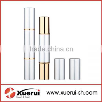 cosmetic double head empty aluminum lipstick tube