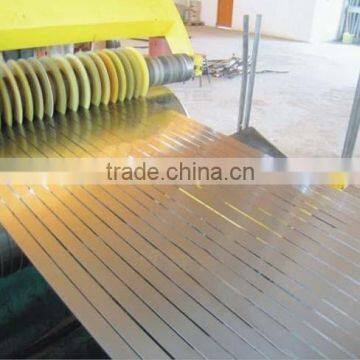 Metal Leveling And Slitting Line For Steel Coil, Automatic Metal Steel Coil Slitting And Rewinding Machine