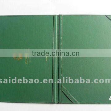 Italy PU leather certificate folder