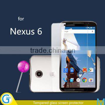 tempered glass mobile screen protector for Google Nexus 6