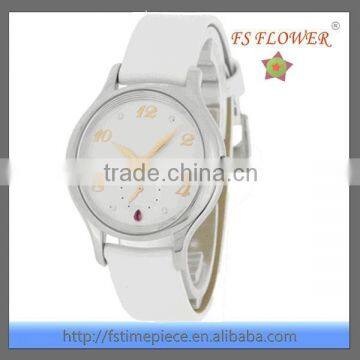 FS FLOWER - Ruby Stone Dial Fashion Jewelry Women Watches