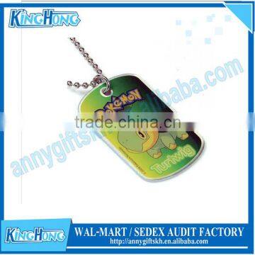 Offset custom printed dog tag