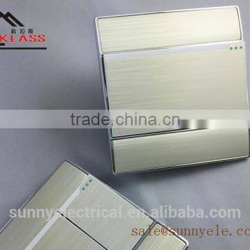 New design big button light switch panel