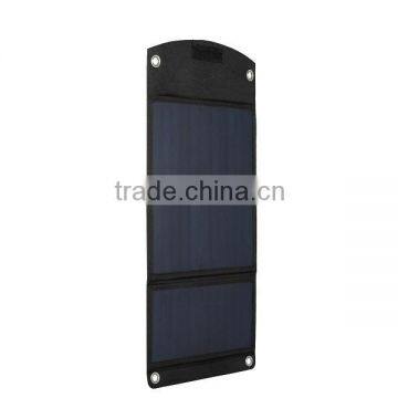 Foldable Solar Charger 14w Outdoor Portable Solar Panel Charger Usb Battery Charging for Phone Power Bank Computer photo-5