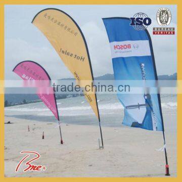 outdoor flying feather beach banner