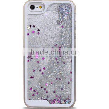 for Iphone 6 Heavy Duty Custom 3D Quicksand Glitter Stars Clear Case photo-4