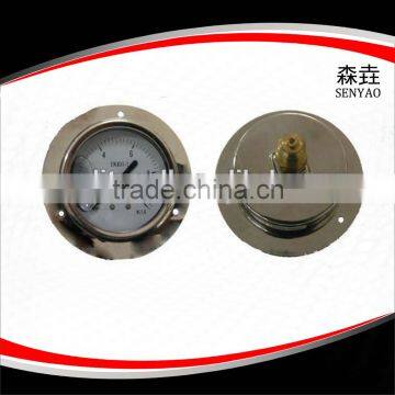 flange type Oil Filled pressure gauge/ Manometer