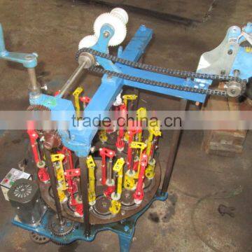 Paint line of plumbing pipes braiding machine