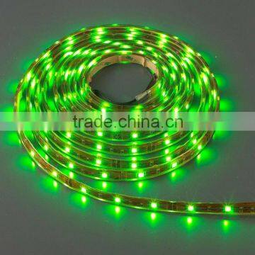 indoor/outdoor Silicon full seal waterproof CE RoHS certificate SMD3528 green 9.6w/m 60leds/m waterproof led flex light