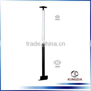 Good quality metal black telescopic external luggage trolley handle parts