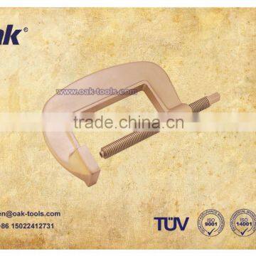 non sparking Beryllium Copper 6-2/5" COMPACT C-CLAMP high quality supplier