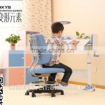 Environmental-friend fashion kids plastic desk and chair