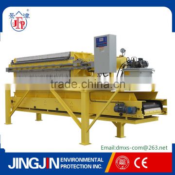 Jingjin hydraulic filter press machine with stainless steel plate