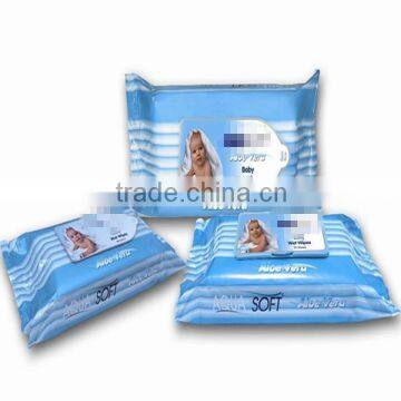 custom barrier plastic foil wet wipes film roll