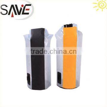 Tarpaulin pvc waterproof dry bag with window,pvc cosmetic dry bags