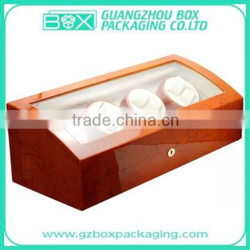 Excellent Glossy Wooden Watch Packaging Box,excellent wooden watch box,Luxurious motor wooden electric watch box