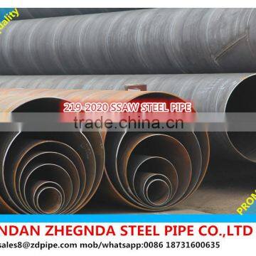 GB/T9711 820 diameter ssaw steel pipe for oil water application pipe