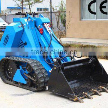 MS500 0.5Ton Mini Skid Steer Wheel Loader with Trencher Attachment