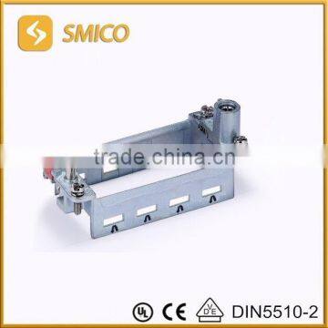 4 modules Metal hinged frames for heavy duty connector for H16B 09140160303