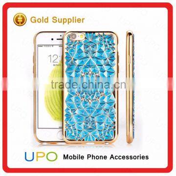 [UPO] New Arrival Luxury Diamond Rhinestone Electroplate Cell Phone TPU Case for IPhone 7 Back Cover photo-5