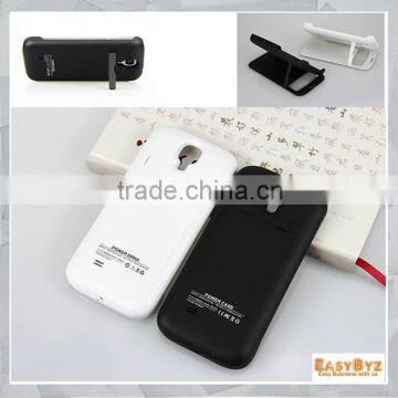 3500mah Battery Charger Case for Samsung galaxy S4,Battery stand Case/power bank case for Samsung Galaxy S4(with Leather cover)