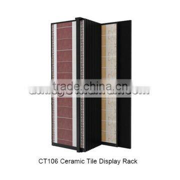 tsianfan push-pull bedroom wall tiles display racks stands/showroom display racks stands for ceramic tiles samples CT106