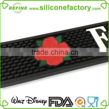 Wholesale Promotional Cheap Duarble Rose Silicone Mat for Bar Glasses photo-4
