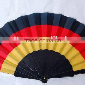 Hot Selling National Flag Shape Customize Promotional Gift Hand Fan