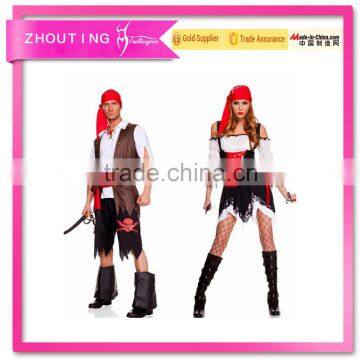 CSW5009 Pirate queen costume for Halloween cosplay party uniform