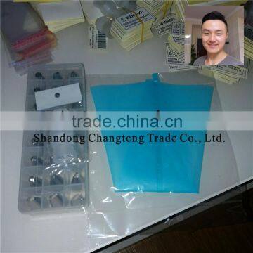 Whole Set Customized Logo Stickers 31cm x 17.5 cm Silicone Piping Bags 2 Pieces Exchanger Coupler 24 Tips Cake Decoration Set