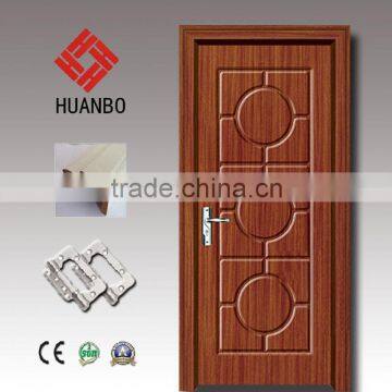 Wholesale cheap internal wooden pvc mdf emboss doors for bedroom