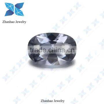 loose gem stones ash gray color machine cut nano gems