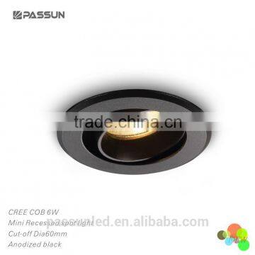 deep recessed mini cob led spotlight 6w up to 600lm