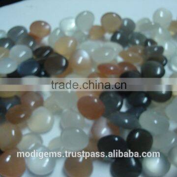 Multi Moonstone Plain Heart photo-3