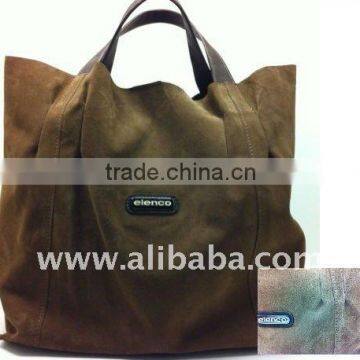 leather handbag suede 624