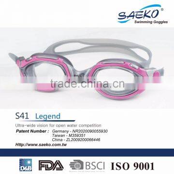 Legend - UV protection Comfortable Open Water Triathlon Women Sport Swimming Goggles