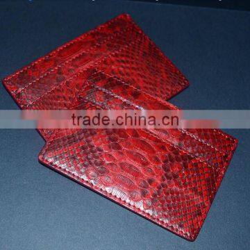 Python Business Card Holder Genuine Leather Business Card Holder photo-3