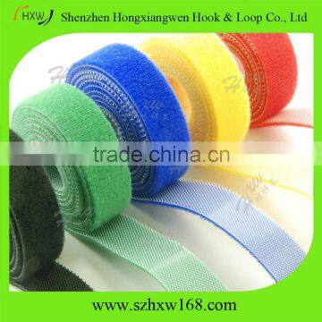 Adjustable Back to back two side hook loop cable tie strap