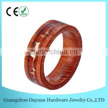 Natural Wood Ring, Wooden Jewelry Ring