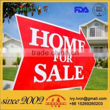 3mm 4mm 5mm Coroplast Corflute Outdoor Lawn Sign