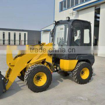 ZL-10 GEM-910 1ton full hydraulic mini wheel loader zero tail swing CE EUROIII