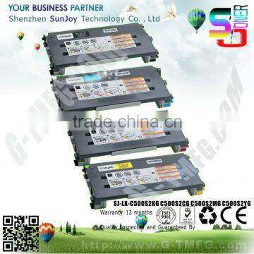 Remanufactured toner cartridge C500S2KG C500S2CG C500S2MG C500S2YG