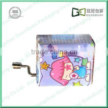 Food Grade customize Tinplate Metal Musical Tin Box