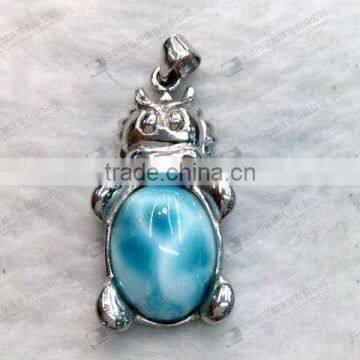 Larimar stone pendant for children & women