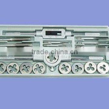 20pcs tap & die set HSS or alloy steel