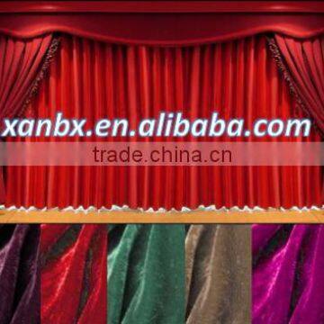 100% polyester fire retardant fabric for stage curtain