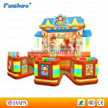 Funshare Newest game machine Cute Fireman shooting water shooting arcade game machine for children